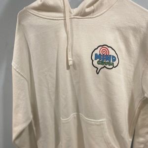 White “Mind Crush” Hoodie